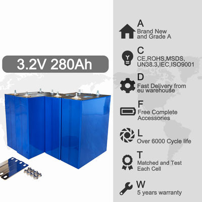 Grade A 280Ah LifePo4 Battery for Energy Storage