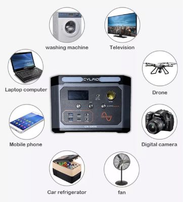 Power Supply High Capacity 540Wh 500w 110V Solar Portable Power Station Bank For Emergency